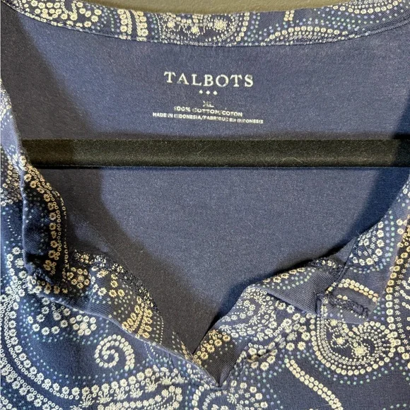 Talbot’s Women’s Paisley Tank. Size XL - Picture 2 of 4